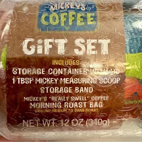 NWT. Disney Mickey's Really Swell Coffee - Morning Roast Gift Set. Hard plastic - Picture 6 of 11